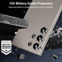 WSKEN for Samsung Galaxy S24 Ultra Camera Lens Protector, Ultra Thin Scratch Resistant 9H Tempered Glass with Aluminum