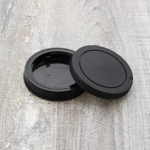 SING F LTD 3 Sets Plastic Body Cap and Rear Lens Cap 64.5 x 19.2mm for Sony A100 A200 A230 A290, Minolta AF