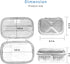 XANAD Blue Travel Protective Carrying Case for JBL Go3 / Go 3 Eco Portable Wireless Bluetooth Speaker