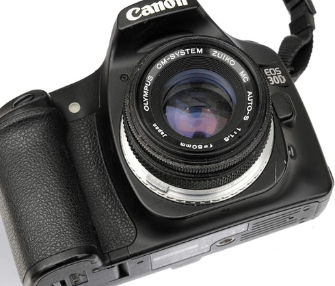Fotasy 6D 5D 1D 7D 7D 90D 80D 77D 70D 60D 50D 1300D 1200D 1100D 1000D 760D 750D 700D Olympus OM Lens to Canon EF EF-S