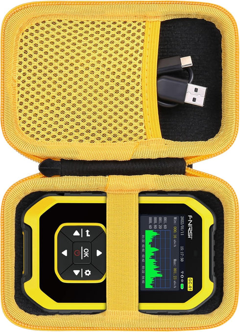 Khanka Carrying Case for Fujifilm FinePix XP140/XP130/XP120/XP90 Waterproof Digital Camera (Yellow)