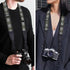 Padwa Lifestyle Adjustable Camera Strap - 1.5" Full Grain Leather Ends, Adjustable Neck Shoulder & Crossbody Strap