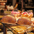 6.10X3.54X2.75In HOMSFOU Simulation Bread Model Pu Fake Bread Loaf Photography Prop Bakery Display Home Decoration