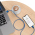 iPhone Charger Lightning Cable, 1 Pack 6 ft Blue/White Nylon Braided USB Charging High Speed Data Sync for iPhone