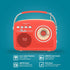 Supersonic SC-1201BT Retro Portable Bluetooth Speaker, Vintage Vibes, AM/FM Radio, USB/SD Card/AUX Inputs for Kitchen