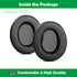 Premium Earpads for Samson CH700 Headphones - Soft Protein Leather & Memory Foam Cushions for Ultimate Comfort.