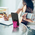 Genuine Fred GIDDY UP Phone Stand, Pink Cowboy Boot Tech Accessory, Fits Most Mobile Smartphones, Grippy Silicone, Fun