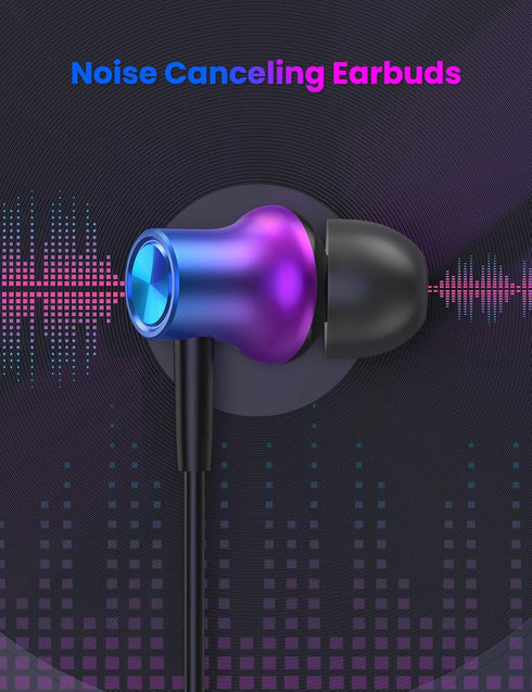 USB C Headphones Wired Earbuds for Apple iPhone 15 Pro Max, Google Pixel 8 8A 7 7A 6, Type C Earphone with Microphone