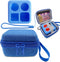YOTO Mini Bluetooth Audio Player Hard Carrying Case with Silicone Skin Cover, Kids Screen-Free Accessories (Blue)