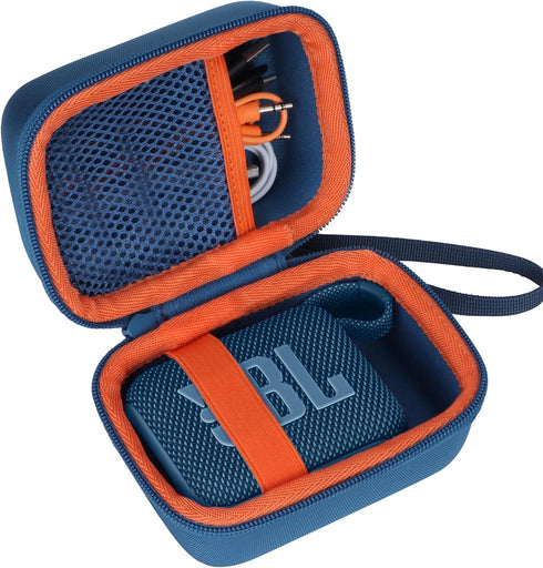 Hard Case for JBL GO 4 GO 3 Portable Bluetooth Speaker, Blue Case