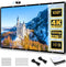 KOGATA Outdoor Projector Screen with Stand 100 Inch: Portable Projection Screen for Outside