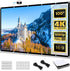 KOGATA Outdoor Projector Screen with Stand 100 Inch: Portable Projection Screen for Outside