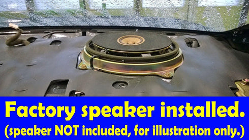 Rear Deck 6.5" Speaker Adapter Spacer Rings - Fits 2001-2005 Lexus IS300 - SAK001_55-1 Pair