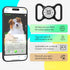 QR Code Airtag Holder, Waterproof Full Body Protection Anti-Lost Air Tag Case, Scan QR Code Send Location Alert Email,