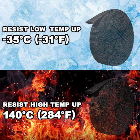 Tsmhisd 2:1Heat (3/8"-25ft) Shrink Wire Loom Braided Cable Sleeves,Heat Resistant Fabric Woven Shrink Tubing Wiring