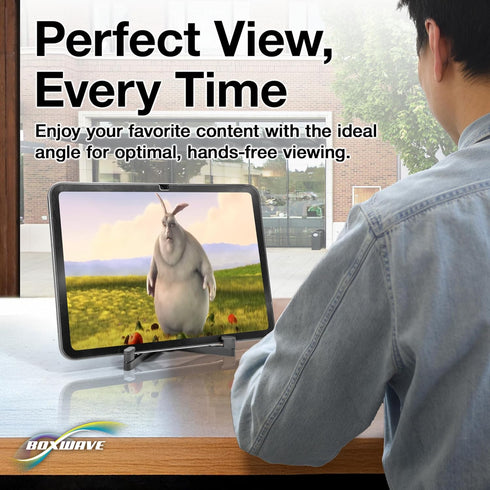 BoxWave (4K) Stand and Mount Compatible with Google TV Streamer - Desktop Aluminum SoloStand, Adjustable Hands-Free