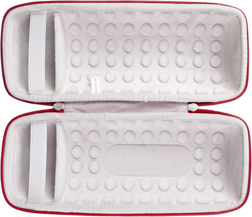 Khanka Hard Travel Case for JBL Charge 4 / Charge 5 Portable Waterproof Bluetooth Speaker (Red)