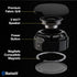 Scosche BoomCan MS Portable Magnetic True Wireless Bluetooth Speaker for iPhone and Android Devices