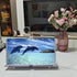 12" Mobile Phone Screen Magnifier, 3D HD Projector Screen for Movies, Foldable Stand, Supports All Smartphones (White)