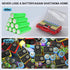 Narotood 280+ Pack,Holds 4A 9V 3V Lithium18650 LR44 CR2 CR123 CR1632 Battery Organizer Storage Holder Box Case