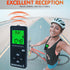 Personal Portable Radio AM/FM, Mini Radio with Digital Tuning LCD Display, Rechargeable Pocket Radio with Earphone,