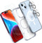 Power Theory Designed for iPhone 14 Screen Protector, with Lens Protectors and Clear Case Compatible with MagSafe