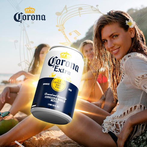 Corona Can Beer Bluetooth Speaker, Portable Wireless Can Shaped Bottle Speaker for Outdoor and Indoor
