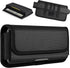 ykooe Rugged Nylon Holster for iPhone 15 Pro Max, 15 Plus, 11 Pro Max, 12 Pro Max, 13 Pro Max, 14 Plus - Black - XL