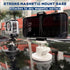 ULIBERMAGNET 360 1/4 inch White Magnetic Camera Mount, Strong Magnetic Mount with Rotation Ball Head, Security Camera