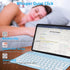 Small Bluetooth Keyboard and Mouse Combo,Ultra-Slim Ultra Slim Portable Cordless Wireless Keyboard for Android Tablet Cell Phone Smartphone iPhone iPad Mini Pro Air Windows Surface(Blue)