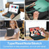 SENGBIRCH Keyboard Case for iPad Pro 12.9-inch, 3rd to 6th Generation, RGB Backlit, USB-C, Bluetooth Detachable Folio