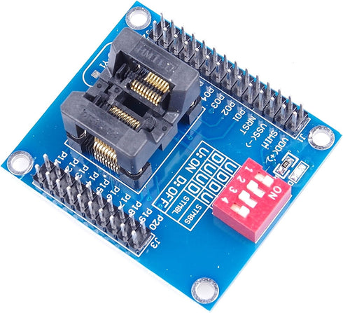 STEM8S 8L TSSOP20 Programming Block Test Station, Download Programmer, Offline Programmer Block