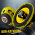 Pyle Car Two Way Speaker System - Pro 6.5 Inch 240 Watt 4 Ohm Mid Tweeter-Audio Sound Speakers for Car Stereo, Yellow