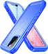 SPORTLINK Compatible with iPhone 12 Pro Max Waterproof Case - Blue Full Body Shockproof Dustproof with Built-in Screen