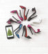 Dazzling White Shoe Phone Holder, Dimensions 6x2.5x5.25