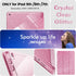 INFILAND 9th/8th/7th 2021/2020/2019 10.2 inch, 7/8/9 for iPad Generation Case Glitter Slim Protective Cover with Clear