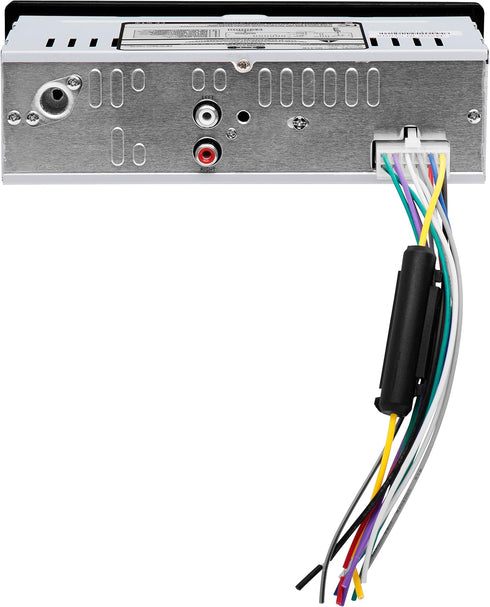 Sound Storm Laboratories ML41B Car Audio Stereo - Single Din, Bluetooth, FM Radio Receiver, USB, AUX Input