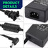 Facmogu 12V 10A Power Supply AC to DC Adapter, 100V-240V to 12V 10A 120W, 5.5x2.5mm & 5.5x2.1mm Tip
