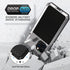 Lanhiem Heavy Duty Metal Case for iPhone 13 Pro Max, Rugged Shockproof Cover with Built-in Glass Screen Protector,