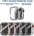 Simpeak 5-Pack Bling Screen Protector Case for Apple Watch, Compatible with Series 10, 9, 8, 7, 6, 5, 4, 3, 2, 1
