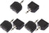 uxcell 3.5mm to 2 Port 3.5mm Headphone Jack Y Splitters, 6 Pcs Stereo Audio Splitter
