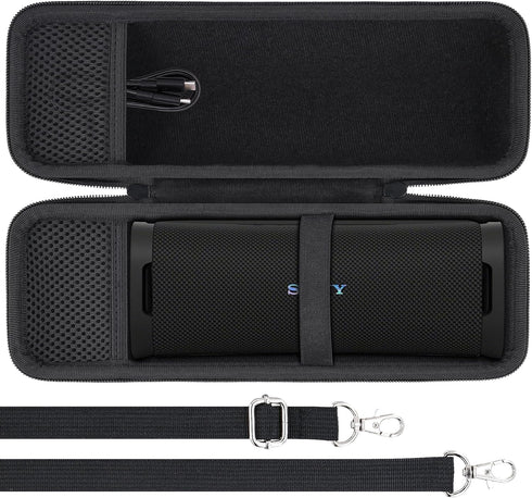 co2CREA Hard Case Replacement for Sony ULT Field 1 Wireless Ultra Portable Bluetooth Speaker (Black Case)