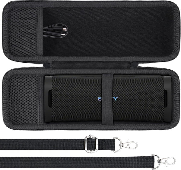 co2CREA Hard Case Replacement for Sony ULT Field 1 Wireless Ultra Portable Bluetooth Speaker (Black Case)