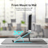 ergounion 100x100mm, 17.3in 28.6lbs Laptop Tray for Monitor Arm - VESA Mount Laptops up to & - Notebook Tray Office
