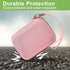 Digital Camera Case for VAHOIALD FHD 1080P, CAMKORY, KODAK PIXPRO FZ45-BK, Holder for SD Card - Pink (Box Only)