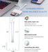 basecolors 2Pack 2.0 USB C SD Card Reader for iPhone/iPad,SD Card Reader,Dual Card Slot USB Memory Card Reader Supports