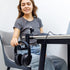 KIWIFOTOS Headphone Stand with 4 USB Ports Hub PC Gaming Headset Holder Hanger 360 Degree Rotation Clamp Under Desk Headphone Hook Mount with Cable Clip Organizer