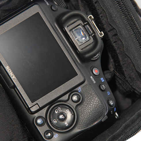 FOSOTO Waterproof Camera Case Bag - Compatible for Canon EOS M10 M6 M2, Nikon P600, Sony RX10M3, Olympus EM10