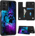 Wallet Phone Case for Samsung Galaxy A13 5G, Card Holder with Kickstand, Dog Pawprint Love PU Leather Cover