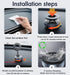 REOKILY 2026 360 110LBS Upgraded Suction Cup Phone Mount Nano Gel Vacuum Magnetic Car Phone Holders for Your Car